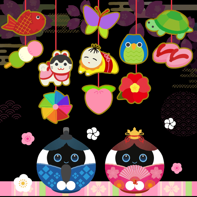 Romi雛飾りセットの画像2