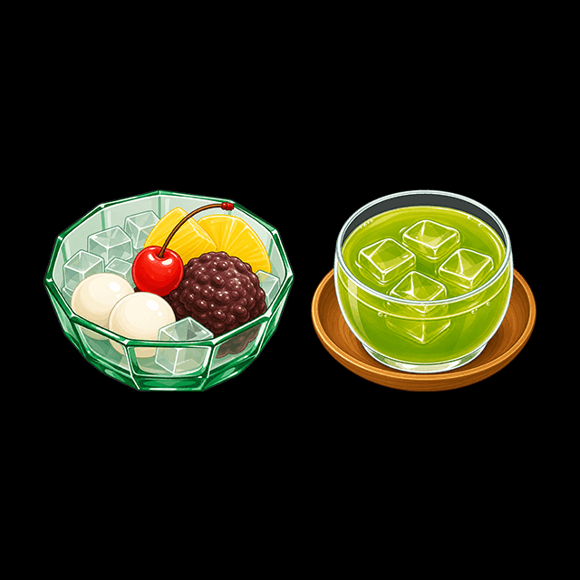 あんみつセットの画像2
