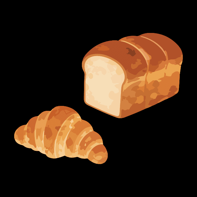 クロワッサンと食パンの画像2