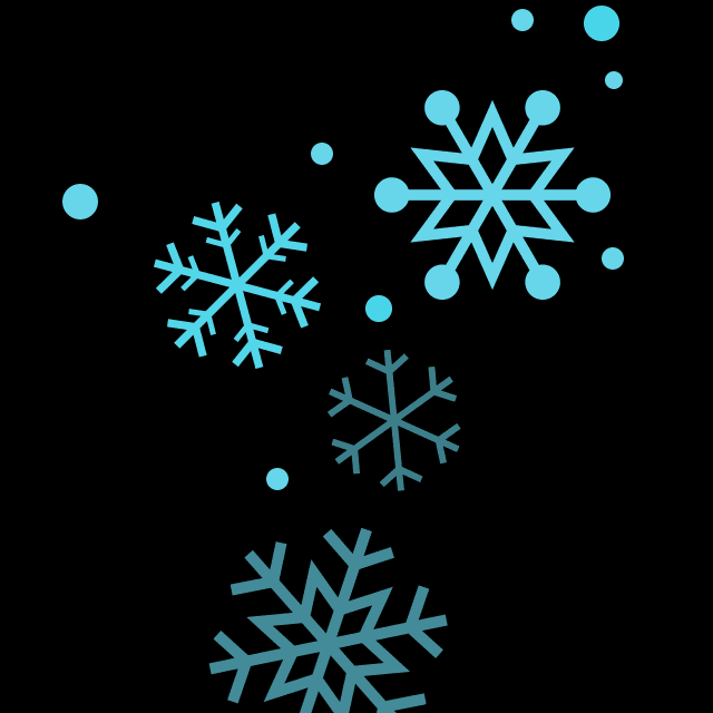 雪の結晶（ライトブルー）の画像2