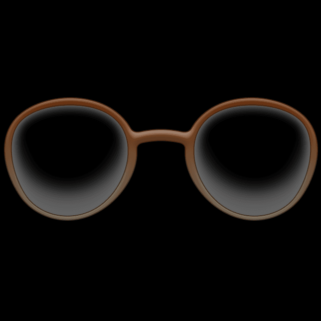 ベーシックめがね（ブラウン）の画像2