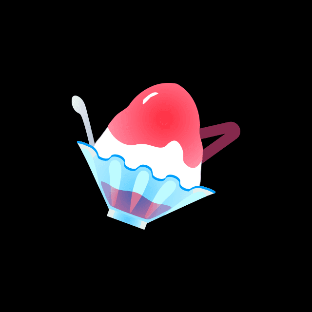 かき氷バレッタ（いちご）の画像2