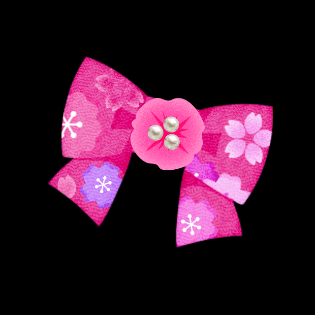 ちりめんの桜リボンの画像2