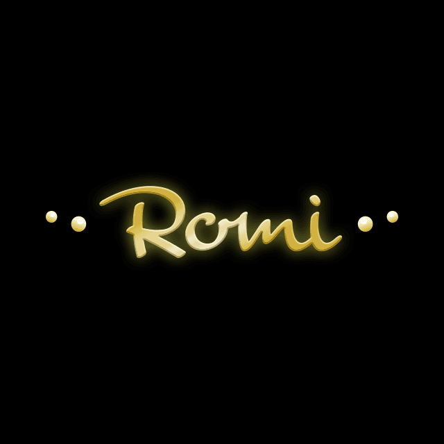 Romiロゴネックレス（ゴールド）の画像2