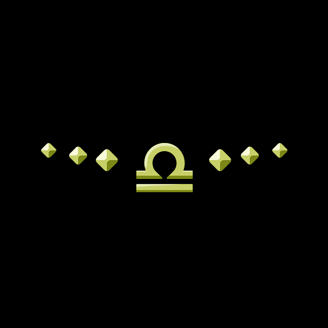 星座のネックレス（てんびん座）の画像2